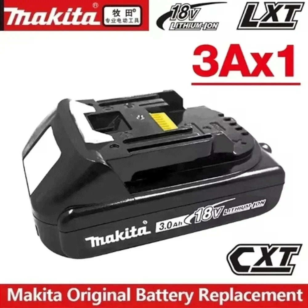 Genuine Makita 18V 6.0Ah battery with charger set for Makita 18V power tool DDF487 DTW700 GBA404 DUC150Z DHR183Z