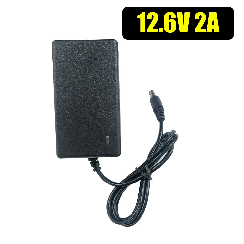 12.6V 16.8V 21V 2A Lithium-ion Battery Charger For Electric Power Tool With DC Power Adatper For Screwdriver Battery Pack