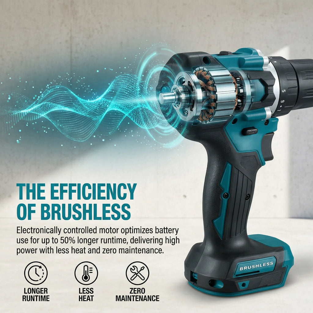 Makita Original DDF487 18V Brushless Electric Screwdriver Co