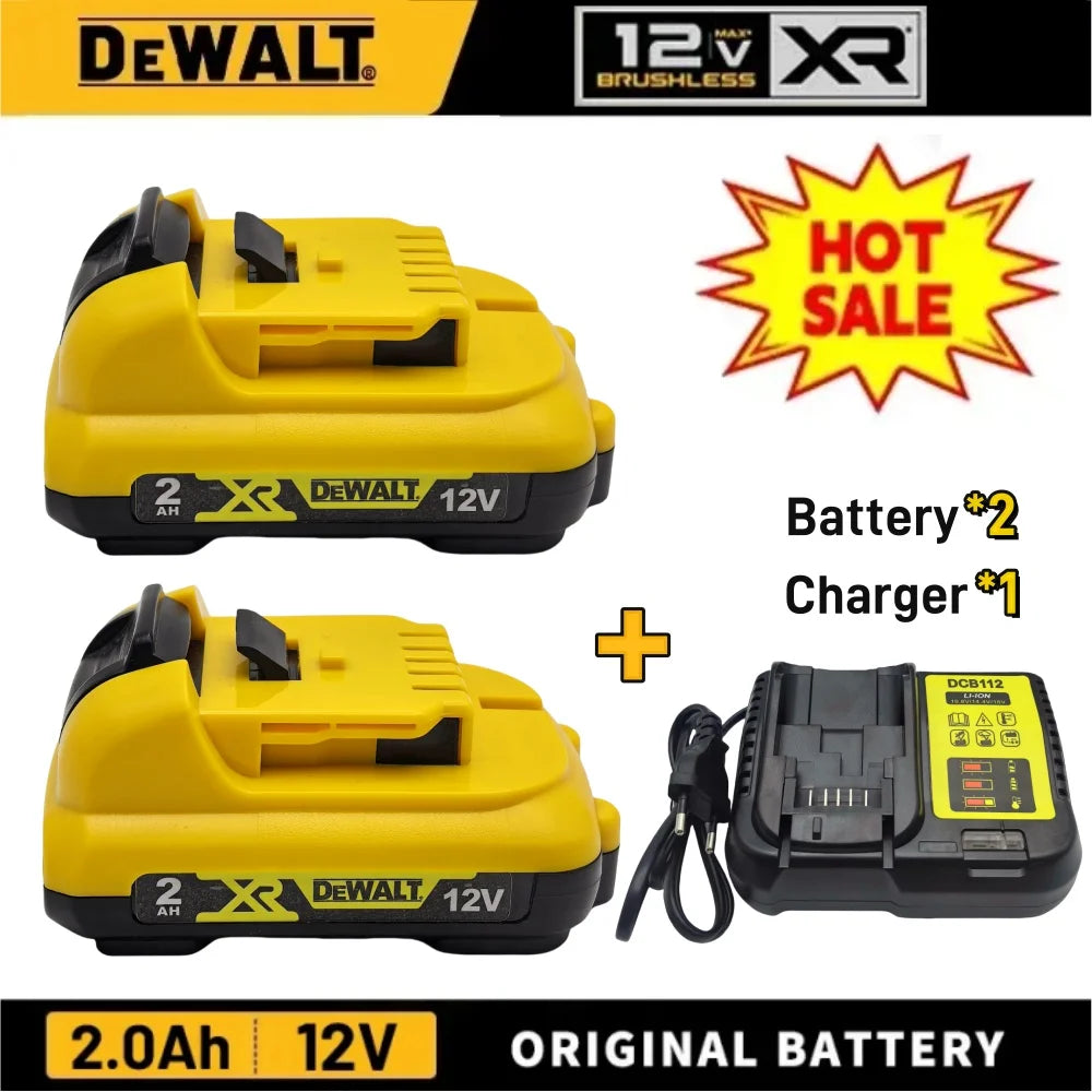 Authentic DEWALT lithium-ion battery dewalt 12V xr max LED b