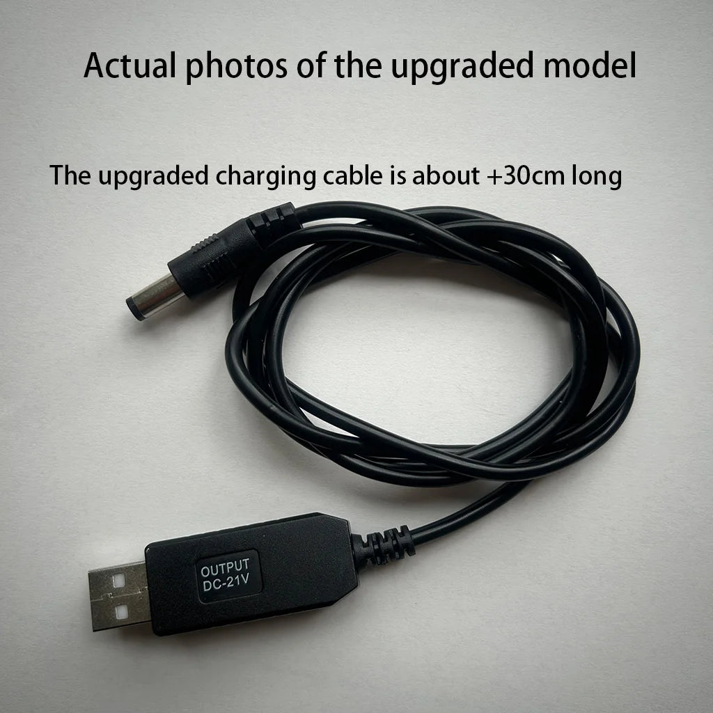 1pc 5V to 21V Boost Cable 21V Battery Dedicated Charging Cab