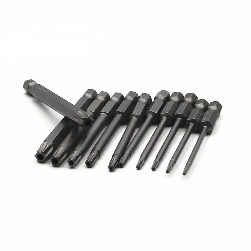 12Pcs Hex Bits Driver Tamper Proof Security Drill Magnetic B