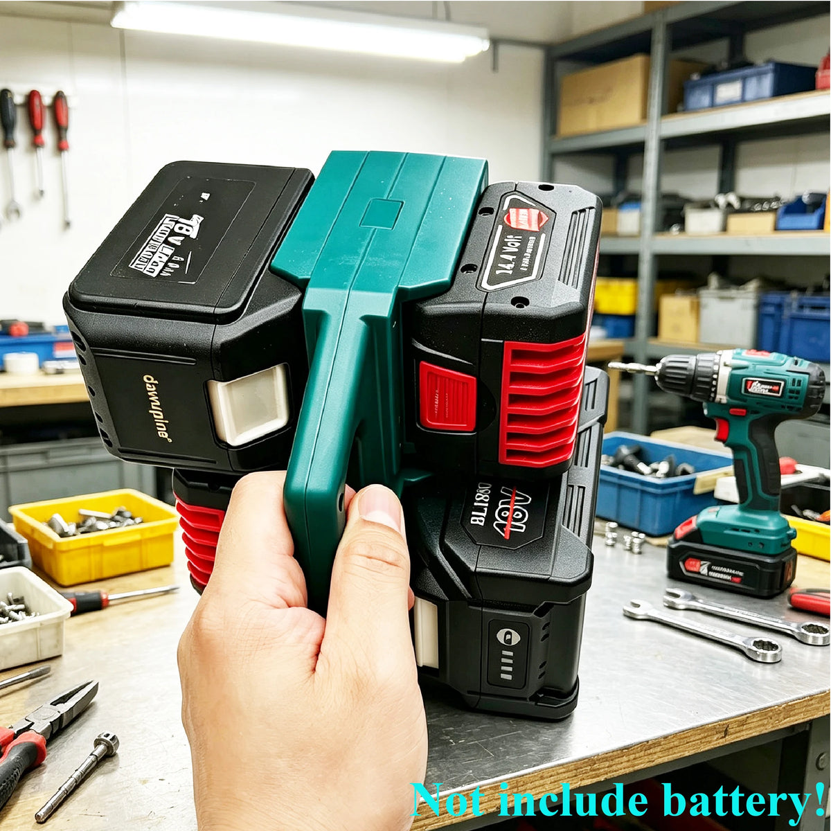Lithium Ion Batteries Potable Holder Storage Bracket For Dew