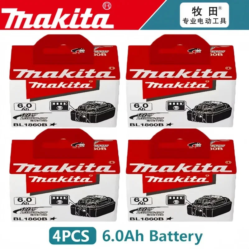 100% Original New 18V Makita 5Ah 6Ah Powerful Tool Battery+C