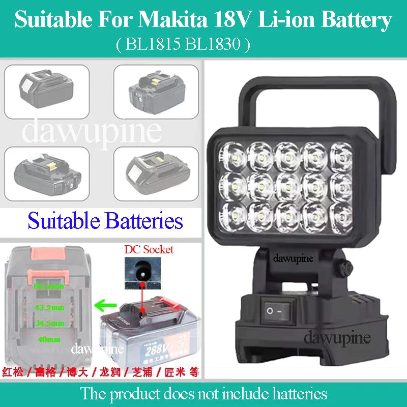 Power Tool Accessories For Makita 18V Li-ion Battery 15 Bead