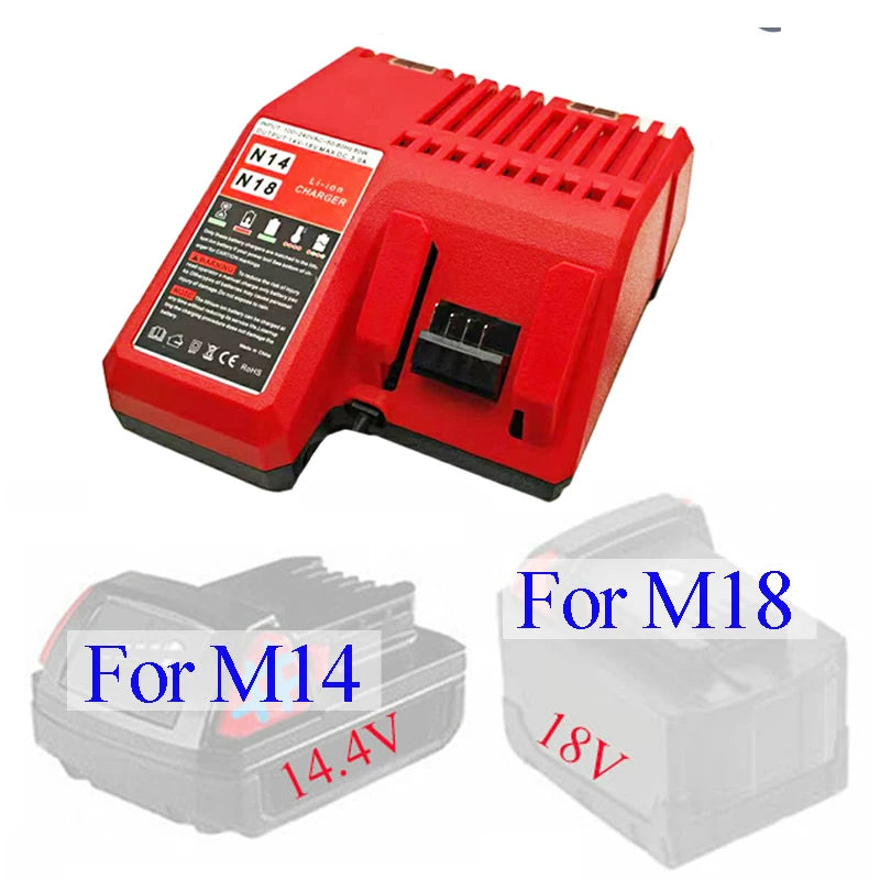 Power Tool Accessories Parts For Milwaukee 14.4V 18V Li-ion 