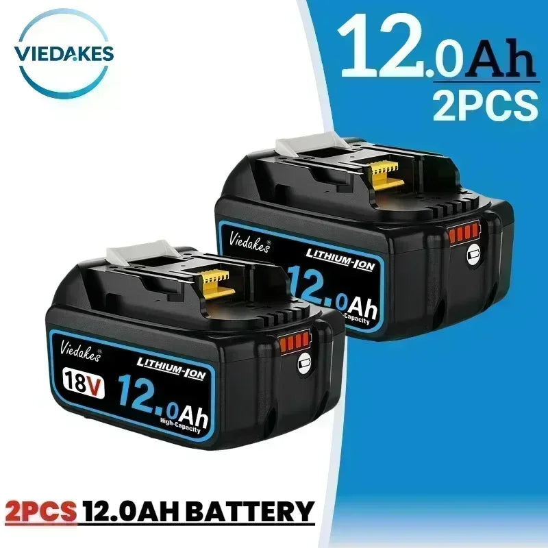 Original For Makita 18V Battery BL1860 12000mAh Compatible with DTD173 DHP487 DJV182 Professional Power Tools BMS Protection
