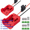 2PCS Tool Parts For M18 Power Wheel Adapter For Milwaukee Lithium Battery Case Converter 18V Li-ion Cell Pack Kit 12 AWG Wire