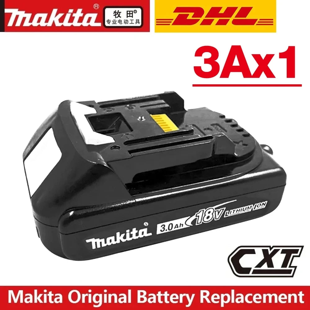 Genuine 6AH Makita BL1860 6Ah Battery Power Tools Li-ion Replacement LXT BL1850 BL1840 for 18V Screwdriver with BMS 18V Battery