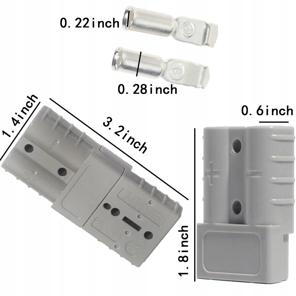 5/10Pcs 50A For Anderson Style Plug Connectors DC For Power 