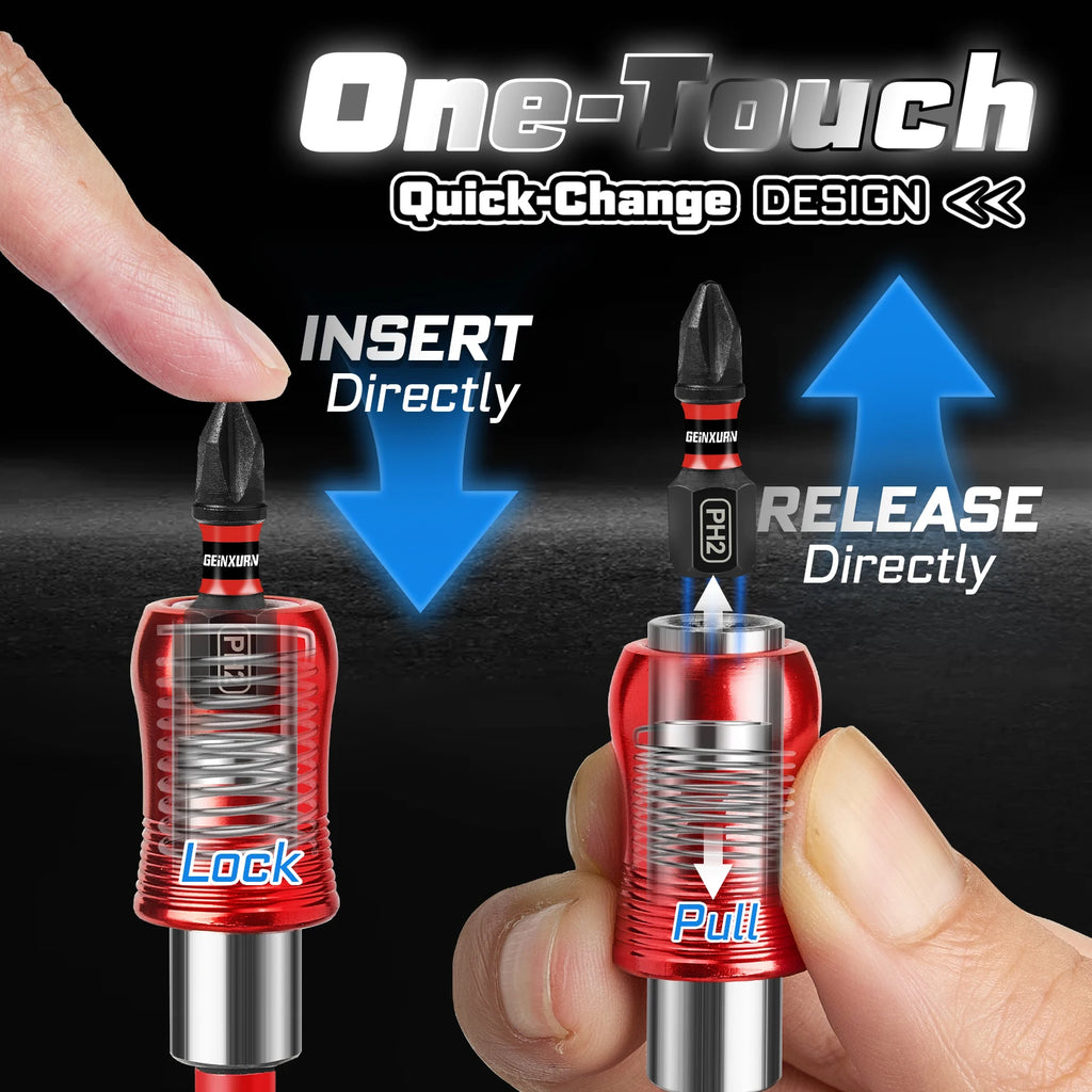 Geinxurn Mini Ratchet Screwdriver Set S2 Screwdriver Impact 