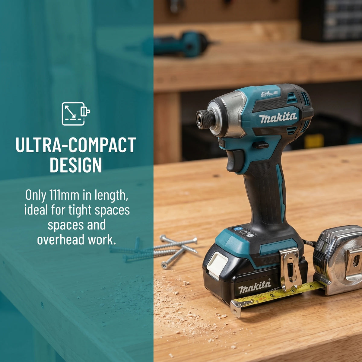 2026 Makita DTD173 18V Cordless Impact Driver BL Brushless M