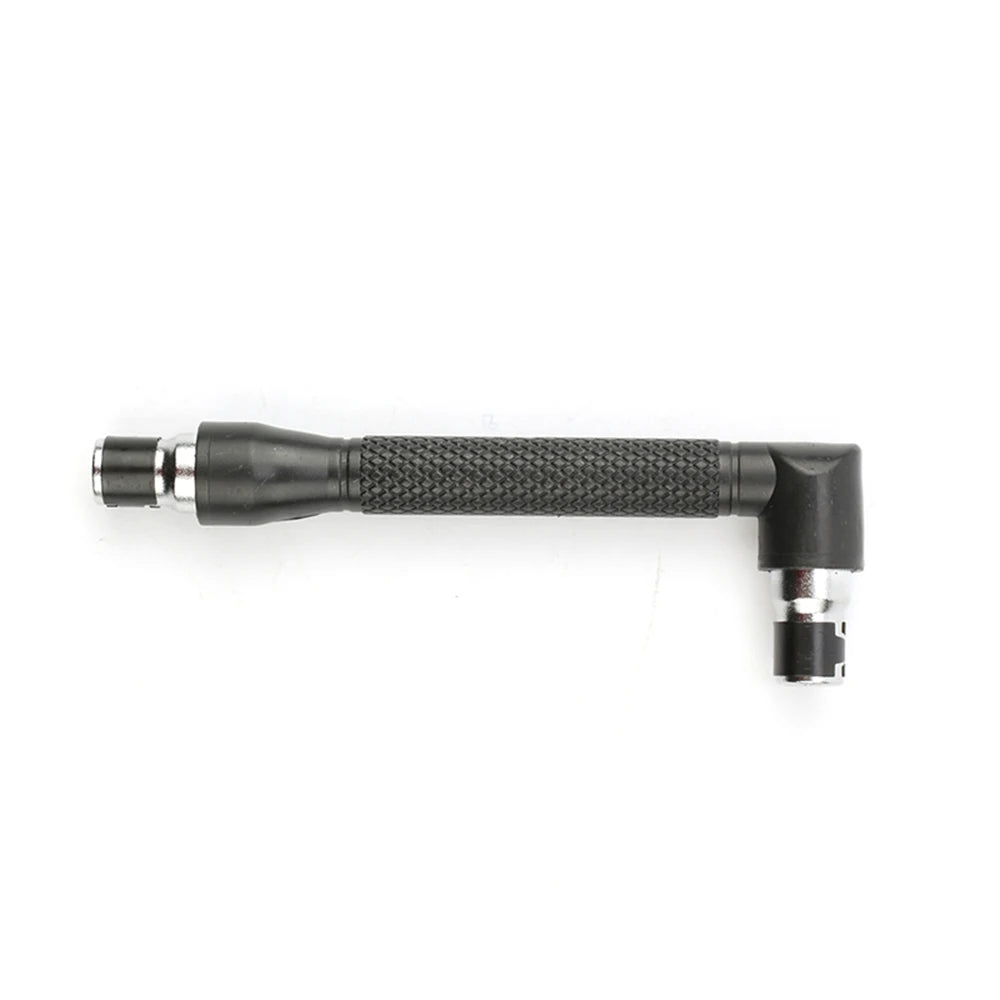 Black L type 1/4 hexagon screwdriver bit 90 double-end handl