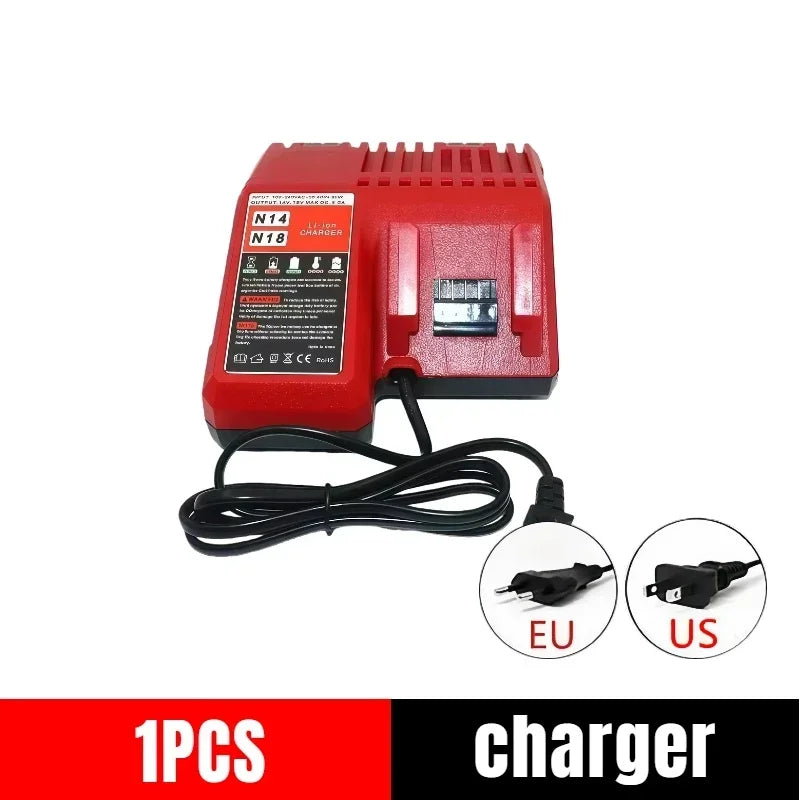 100% New for Milwaukee 18v Battery 9.0Ah High Output 18V Lithium-ion Rechargeable for M18 Cordless Power Tools 6.0/5.0Ah Battery