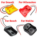 New For Makita Bosch Milwaukee 18v 14.4V Battery Mount Dock 