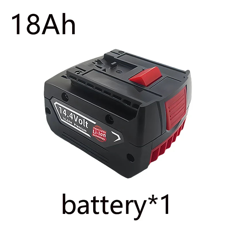 14.4V 12800mAh Rechargeable Battery For Bosch Power Tool For GBH GDR GSR 1080 DDS180 BAT614G Replacement Li-ion Battery