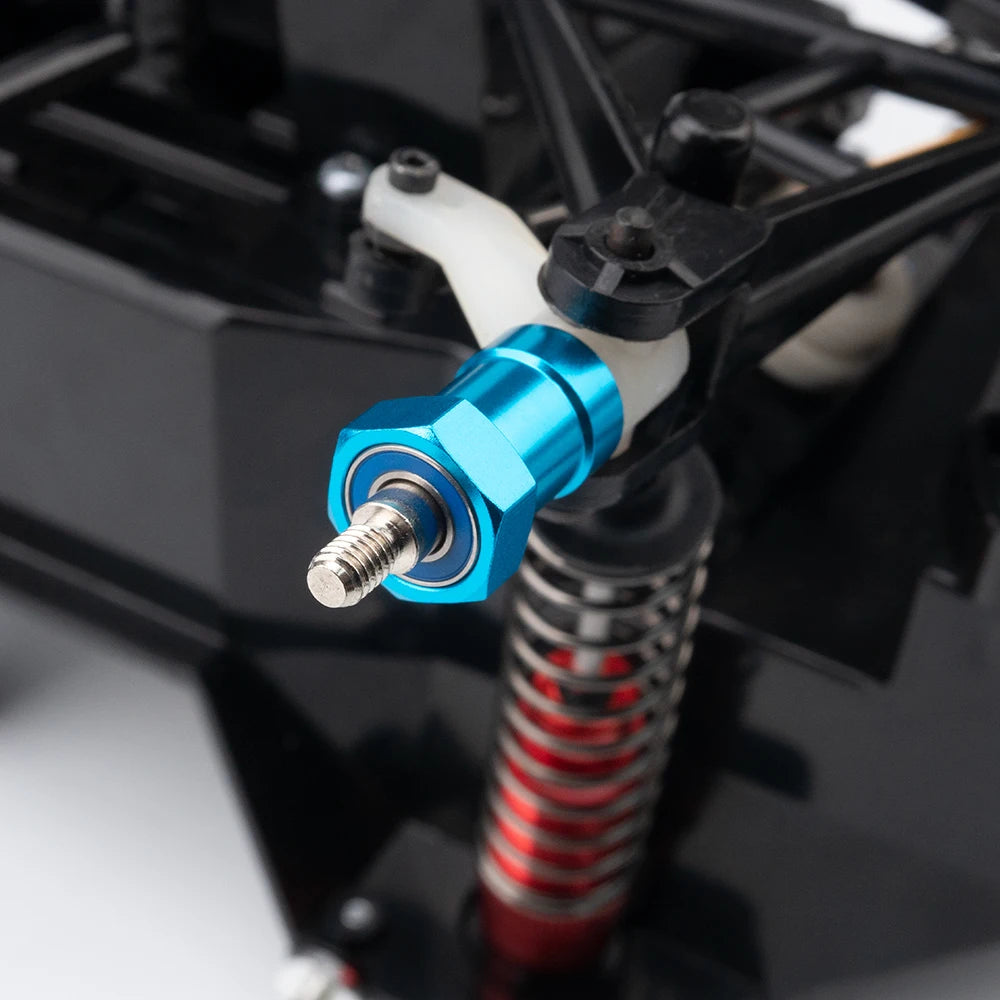 TRINOOD 4Pcs Alu Alloy 12mm Wheel Hex Hub Adapter for Tamiya