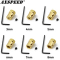 AXSPEED 4PCS Motor Shaft Coupling Coupler Connector Sleeve A