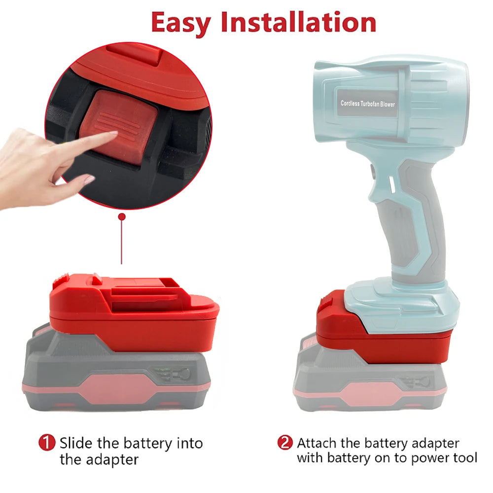 Battery Adapter for Parkside 20V to Makita 18V Tools Compati