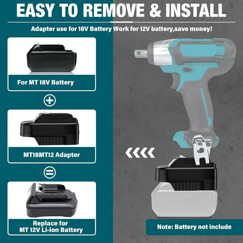 Adapter for Makita 18V to 12V for Makita 18V Battery Convert
