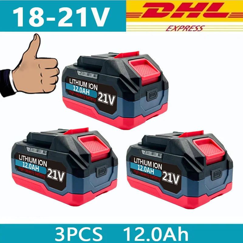 Large Capacity Original Rechargeable Lithium Ion Battery for Makita 18V/21V Cordless Electric Power Tools Replacement Battery