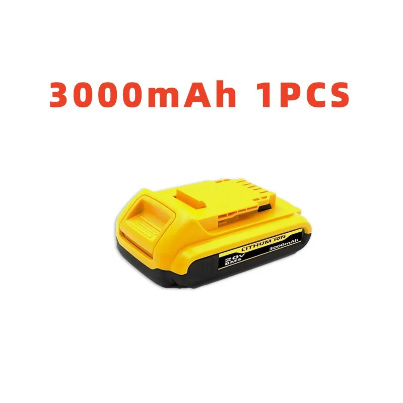 For DeWALT 20V Replacement Battery 6.0Ah MAX FlexVolt for DCB200 DCB201 DCB206 DCB205 DCB209 Power Tool Battery + Charger