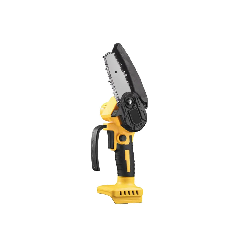 VILASTING Mini Chainsaw 4/6Inch Cordless Woodworking Garden Electric Saw Cutting Power Tool Fit Dewalt/Milwaukee 18V Battery Pin