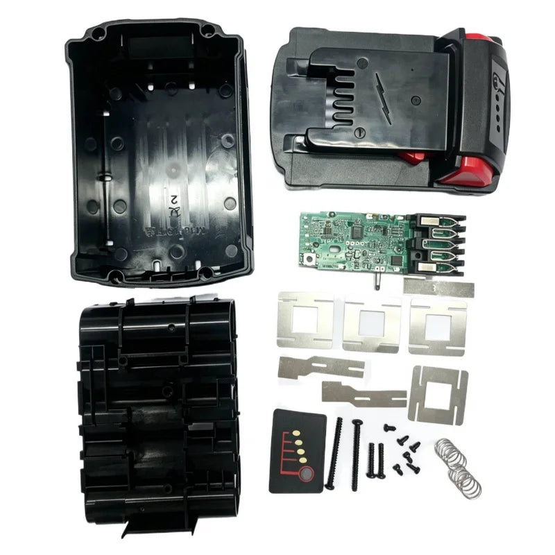 10 Cell 18650 Battery Case Kit Accessories For 18V M18 Style
