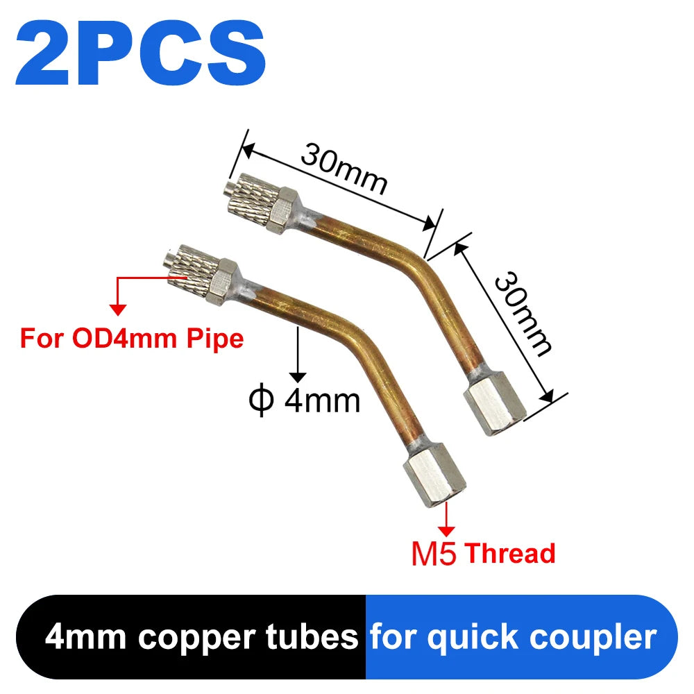 3mm/4mm Hose Hydraulic Copper Tube Welding M3/M5 Connector Bender Tool for RC Excavator Hydraulic Model Parts