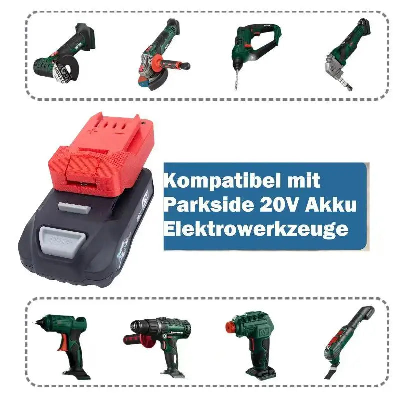 Battery Adapter For Aldi Ferrex Activ Energy Compatible To F
