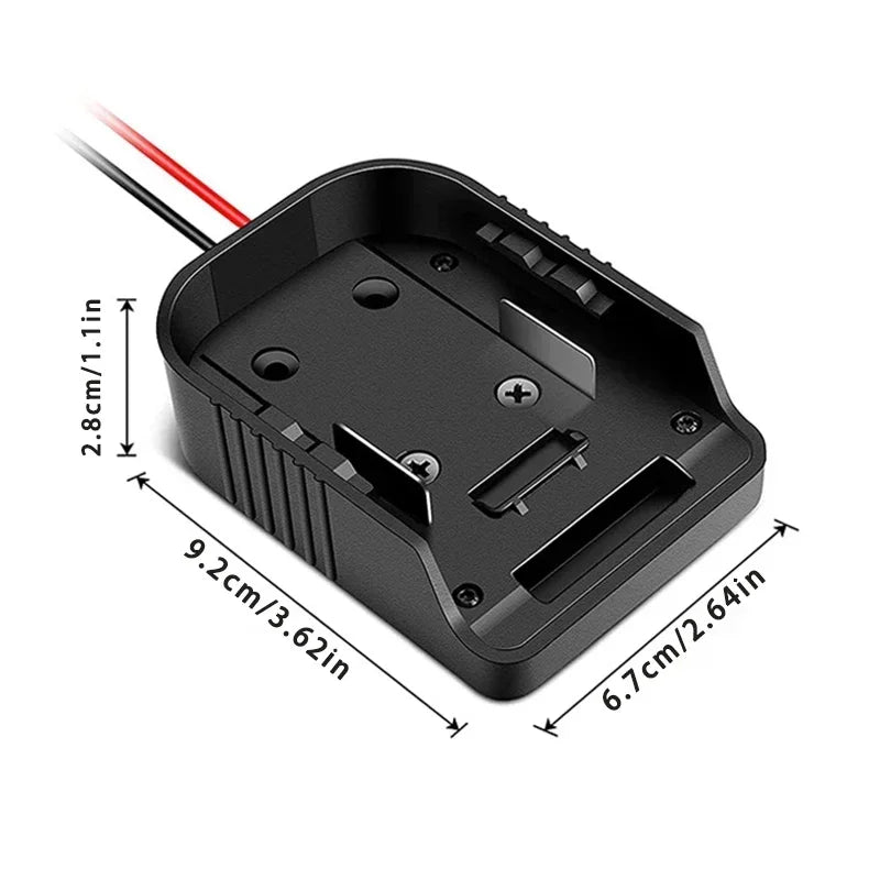 Li-ion Battery Power Supply Mount Connector DIY Adapter Dock