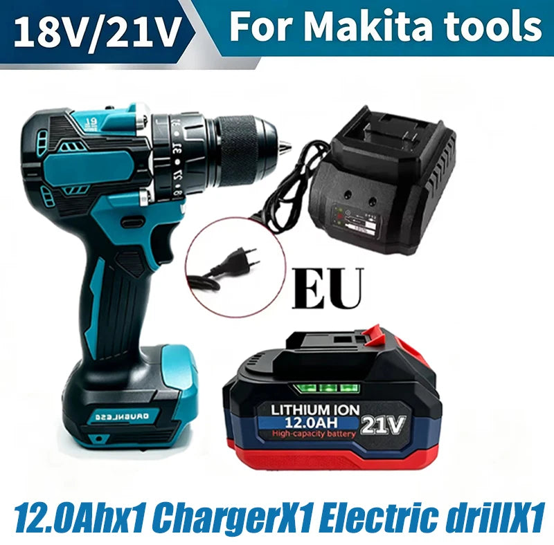 21V for Makita Battery Power Tools Li-ion Replacement LXTBL1860 BL1850 for 18V/21V Screwdriver with BMS 18V Battery