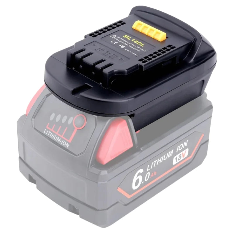 New ML18DL Lithium Battery Converter Adapter for Mil-Waukee 