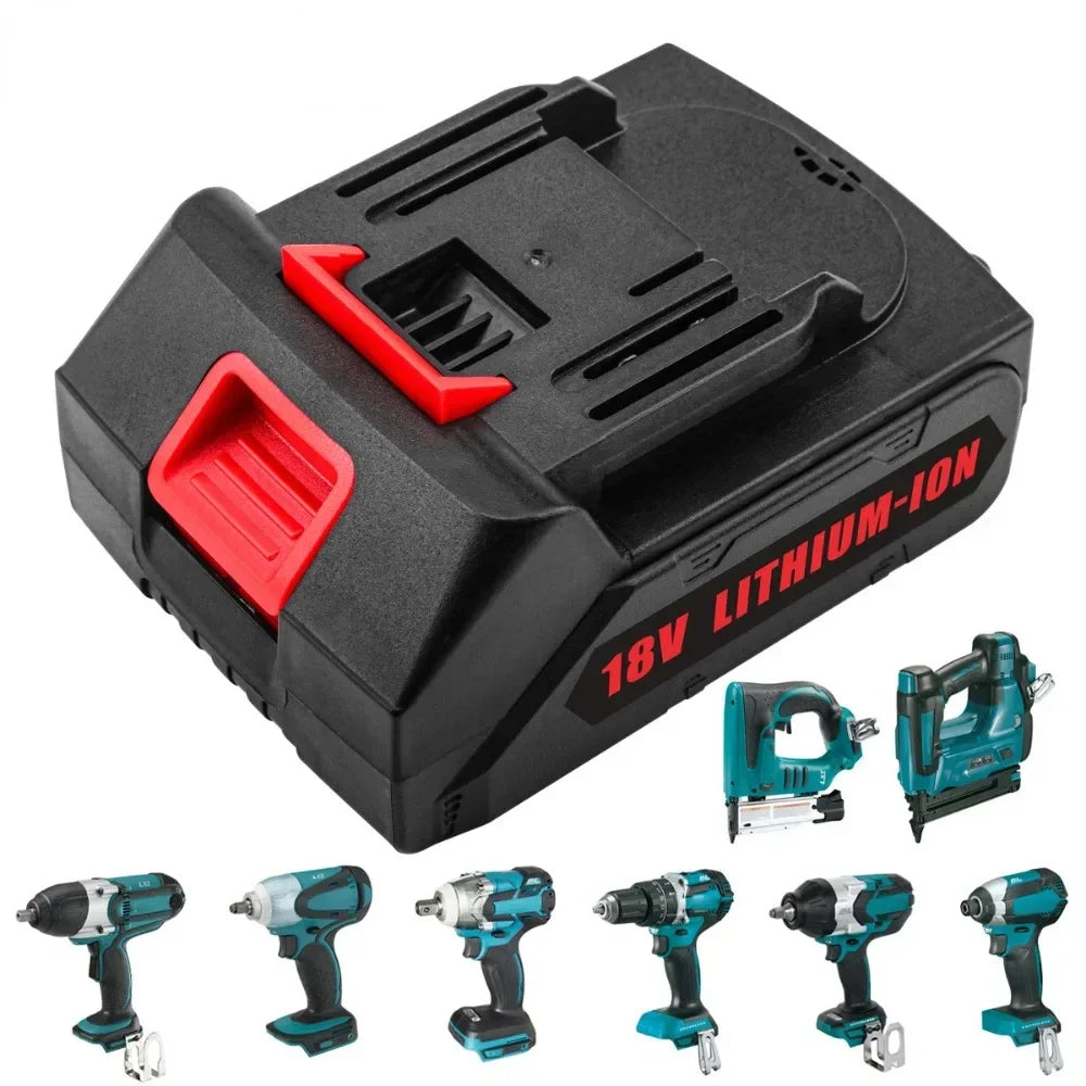 18V Rechargeable Lithium Ion Battery High Capacity Cordless 
