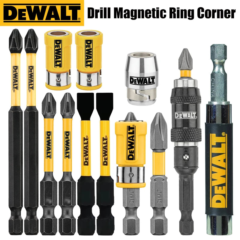 DEWALT Tool Accessories Combination Series Cross Slotted PH2 89MM 57MM 50MM Silver/Yellow Ring Sleeve Extension Rod