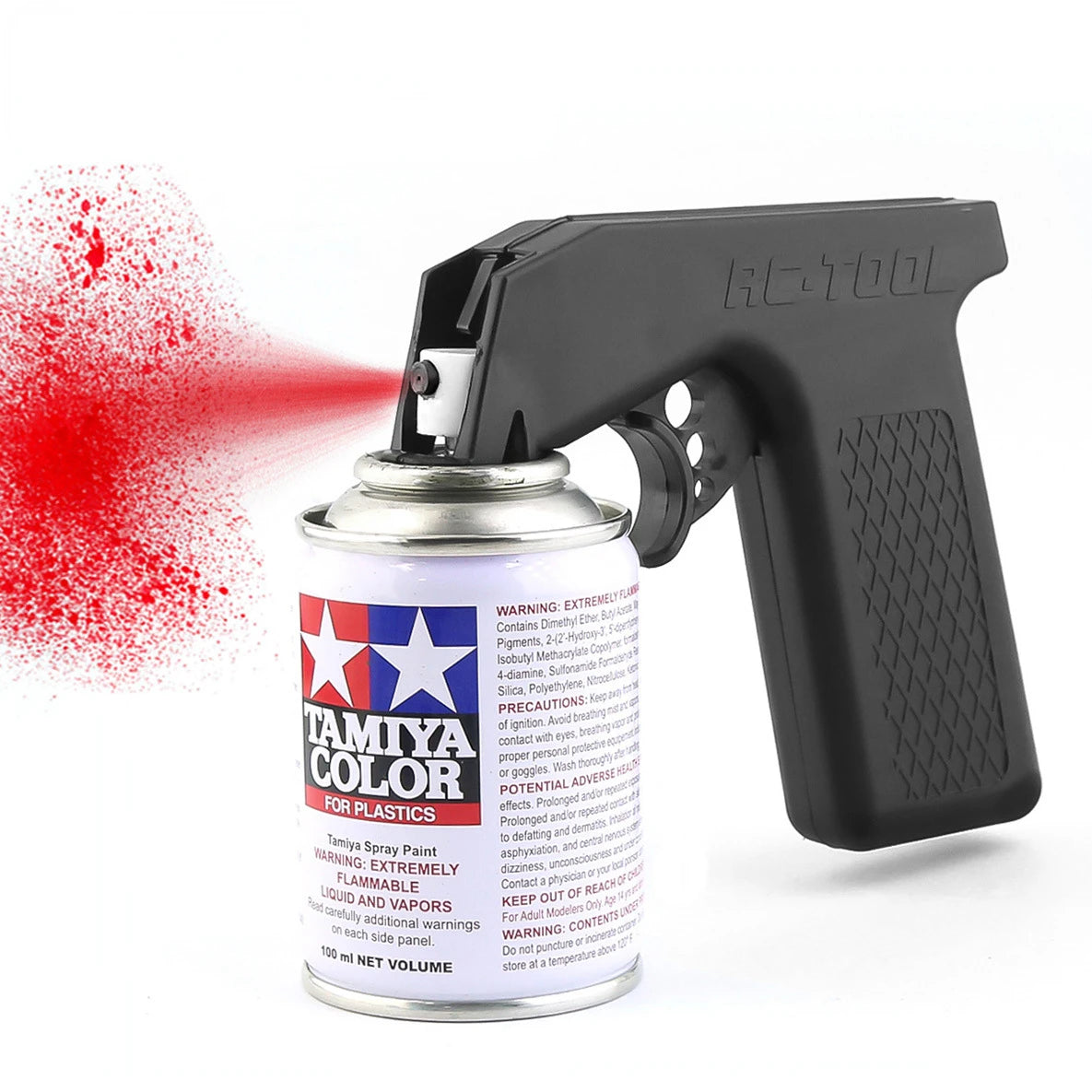 Tamiya Spray Paint Adapter - Full Grip Trigger Handle for Ae