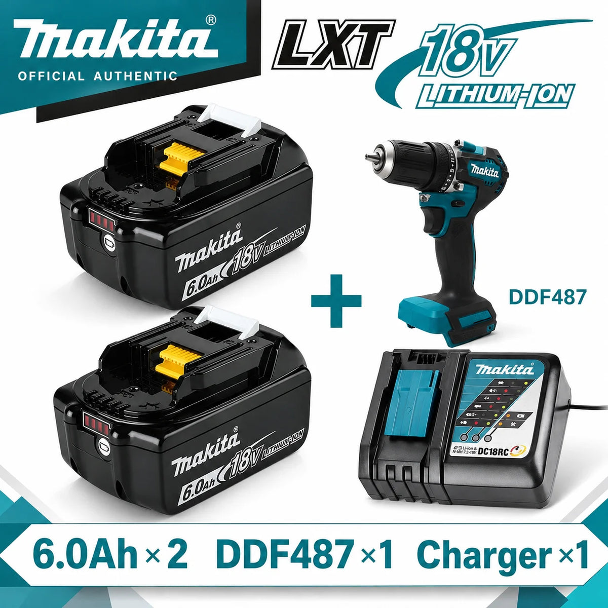Makita 18V Battery 5Ah 6Ah 9Ah Replacement for BL1860B BL185