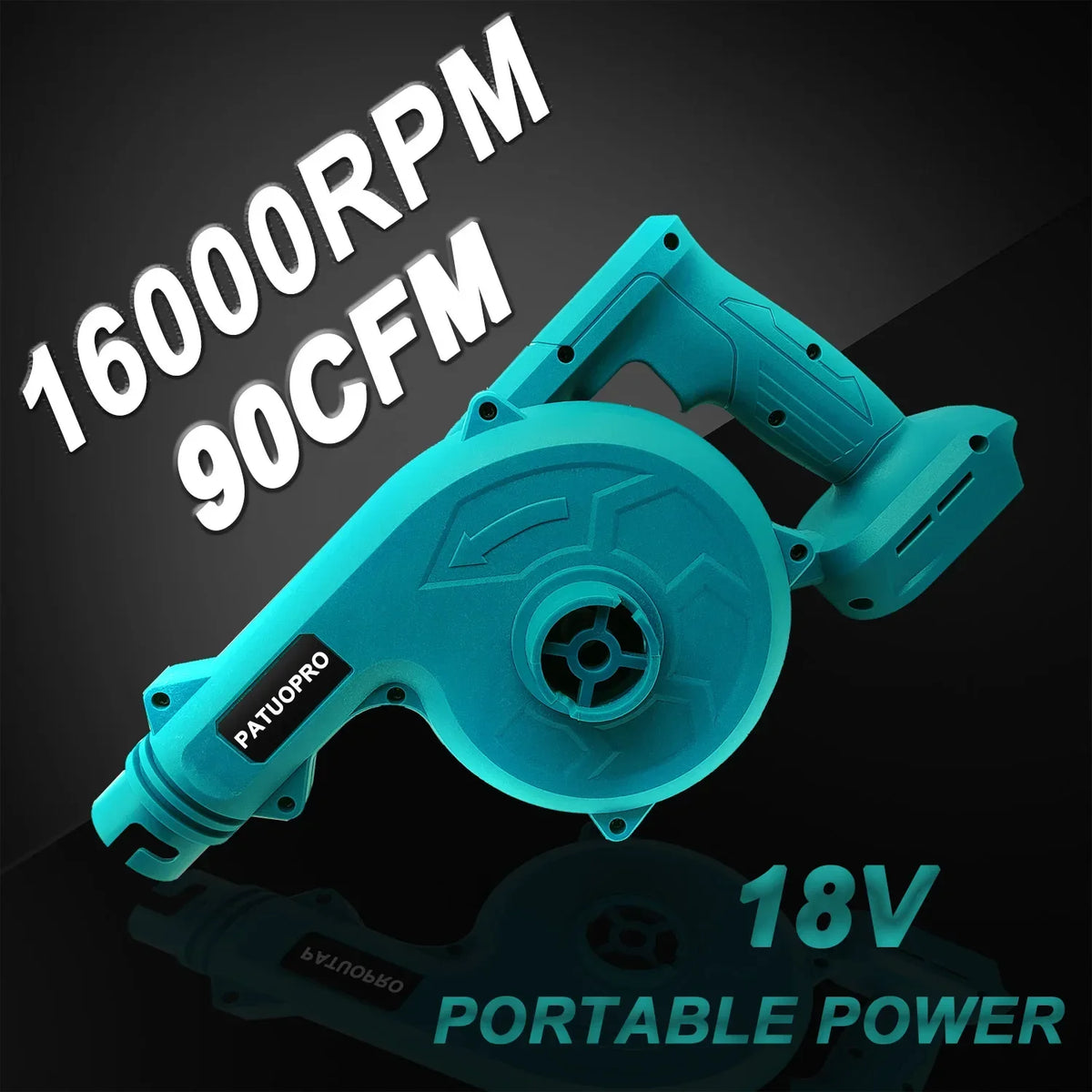 19000RPM Cordless Leaf Blower For Computer Dust Collector Du