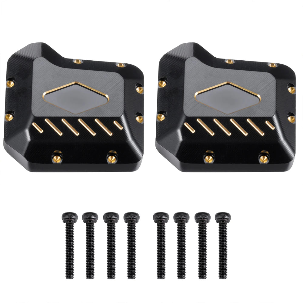 AXSPEED Brass Axle Housing Cover Differential Cover Counterw