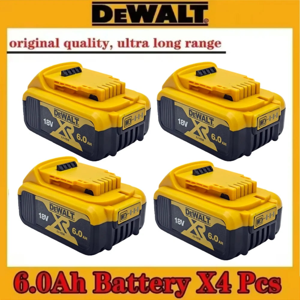 Dewalt 18V 6Ah Battery Compatible with DCB182 DCB200 DCB606 DCD805 Dewalt Power Tools - New Original Outillage
