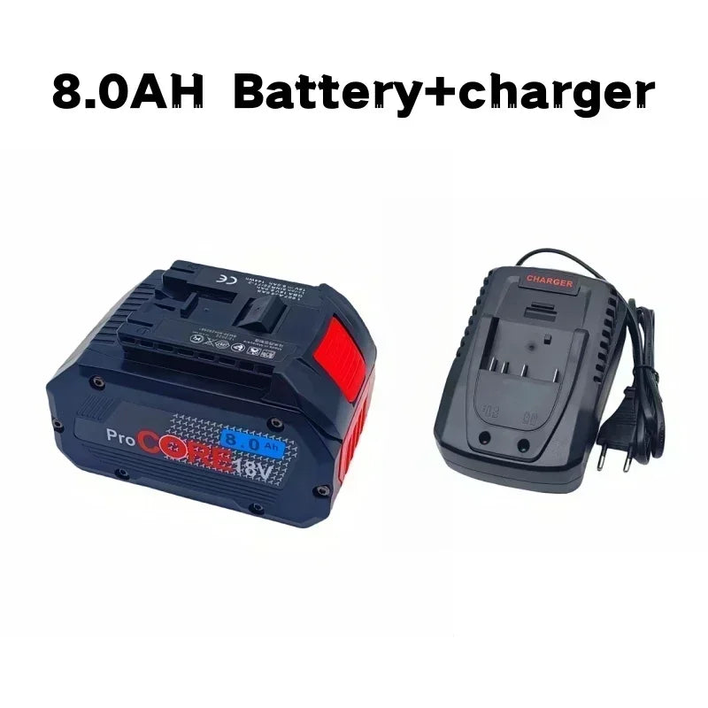 ProCORE 18V 4AH 8Ah 12Ah replacement battery for Bosch 18V cordless tools BAT609 BAT618 GBA18V 21700 high power 5C power cell