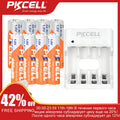 PKCELL 4PC 1.6V AA 2500mWh Battery And 4PC AAA 900mWh 1.6V N