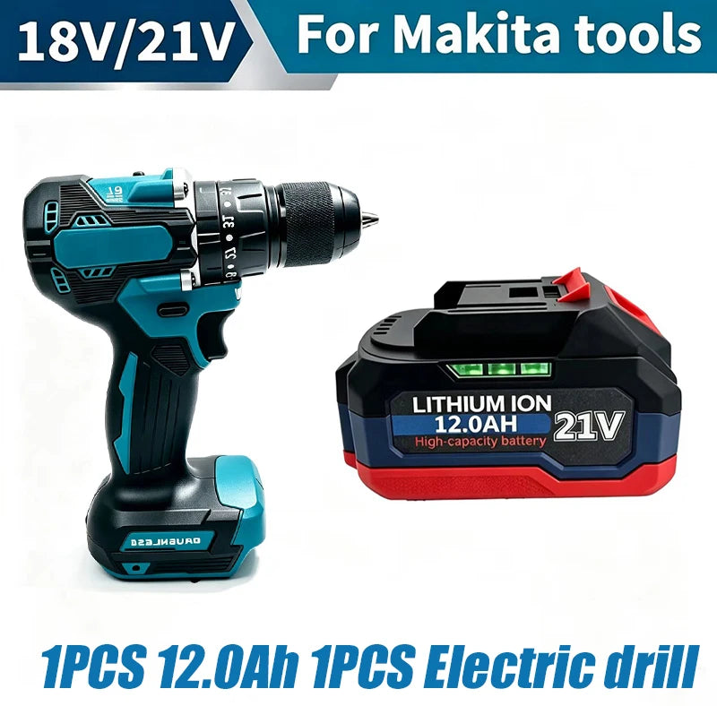 21V for Makita Battery Power Tools Li-ion Replacement LXTBL1860 BL1850 for 18V/21V Screwdriver with BMS 18V Battery