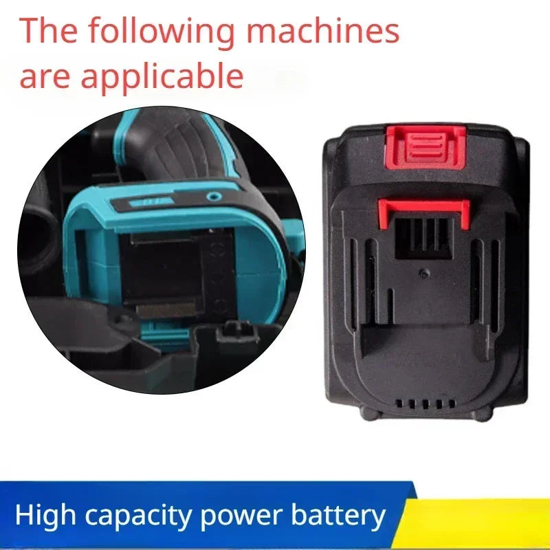 18V Large Capacity Rechargeable Lithium Ion Battery Cordless