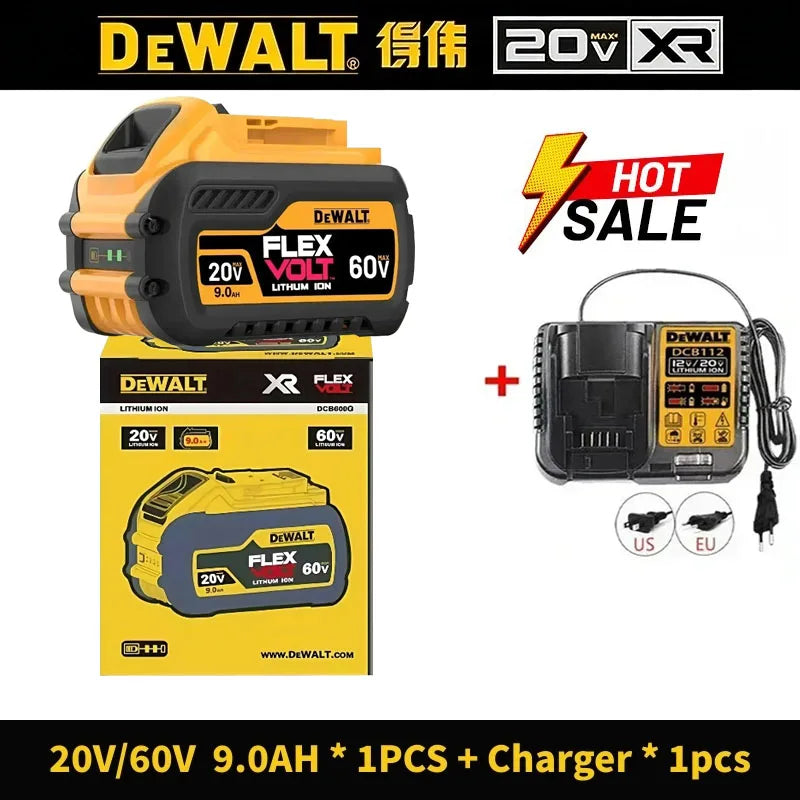 100% Authentic Dewalt 18V/20V 6000Ah Battery Li-lon Power Tool Replacement Battery DCD805 DCB202 DCB205 DCB206 DCB209 Big Sale