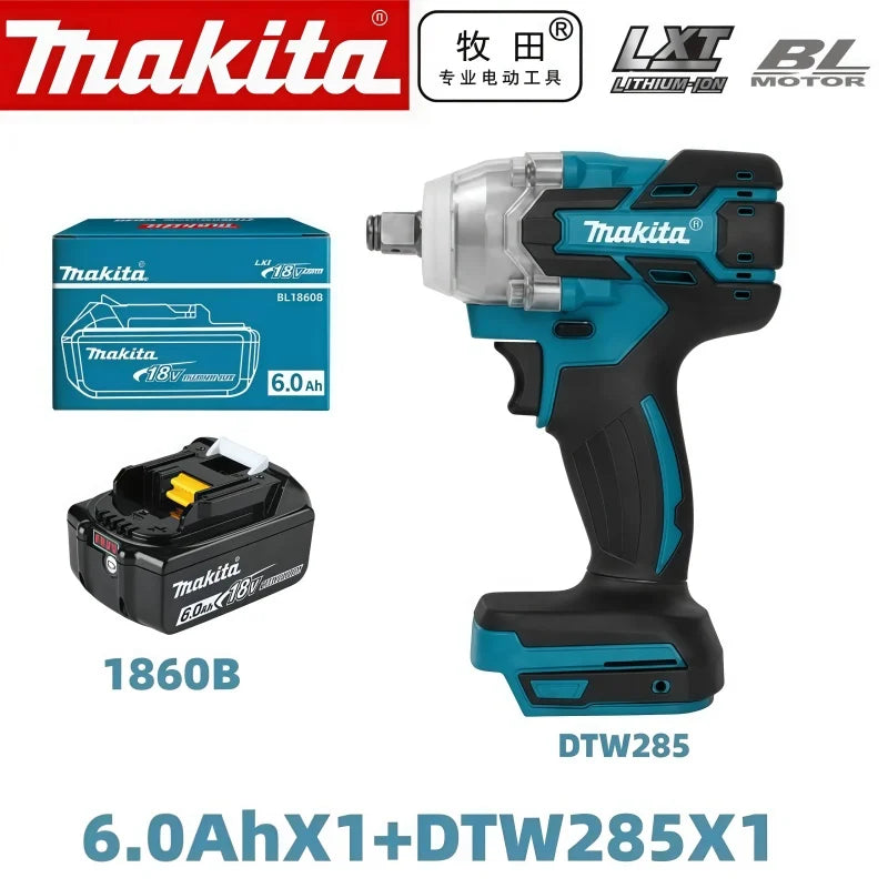 100% Original Makita Battery 18V 6.0Ah Rechargeable Battery Replacing Makita BL1830B L1840B L1850B L1860B Power Tool Battery