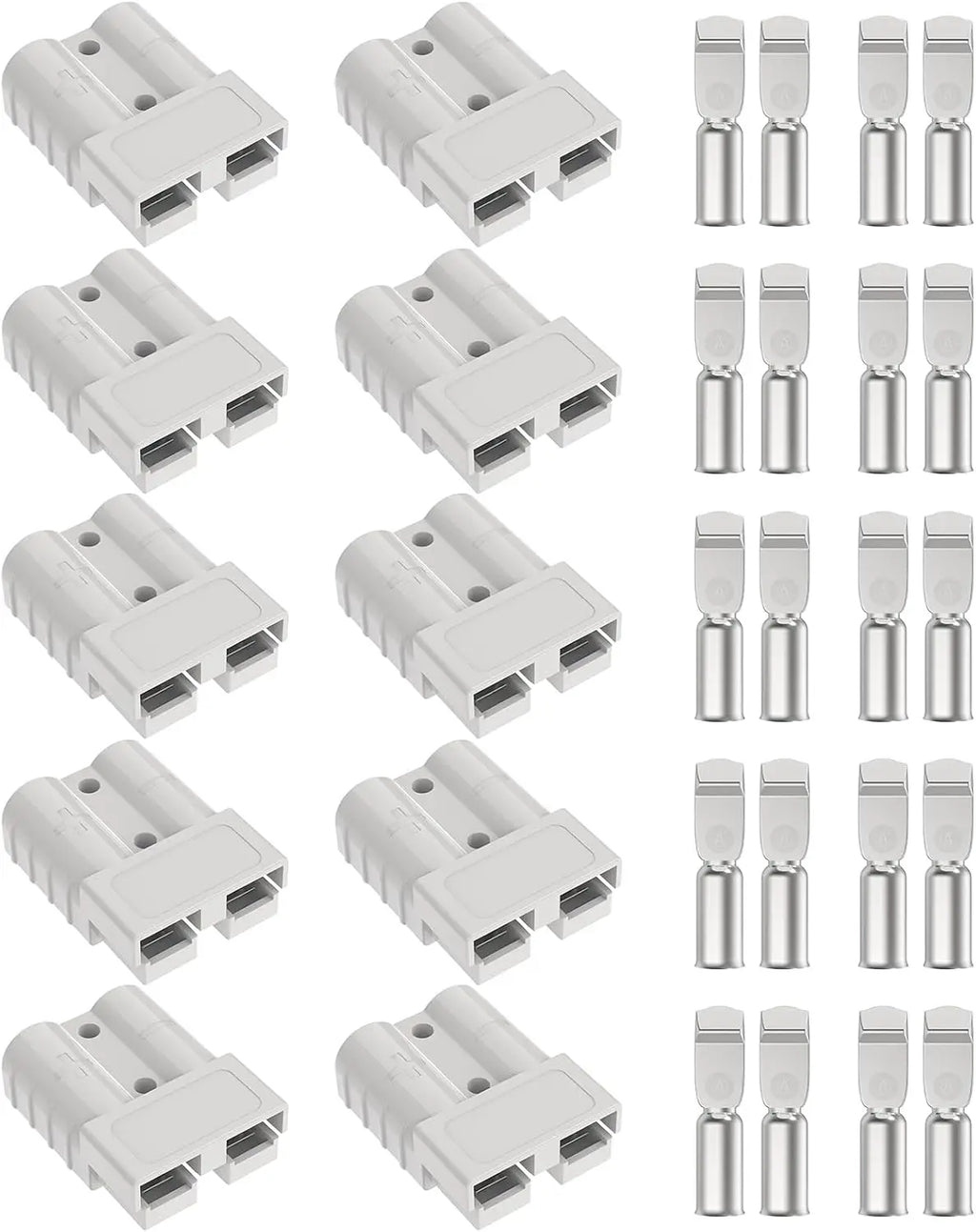 For Anderson Style Plug Connectors Adapter 50A DC for Power Tool Charger Battery Car RV Solar Panel Electronic Power Accessories
