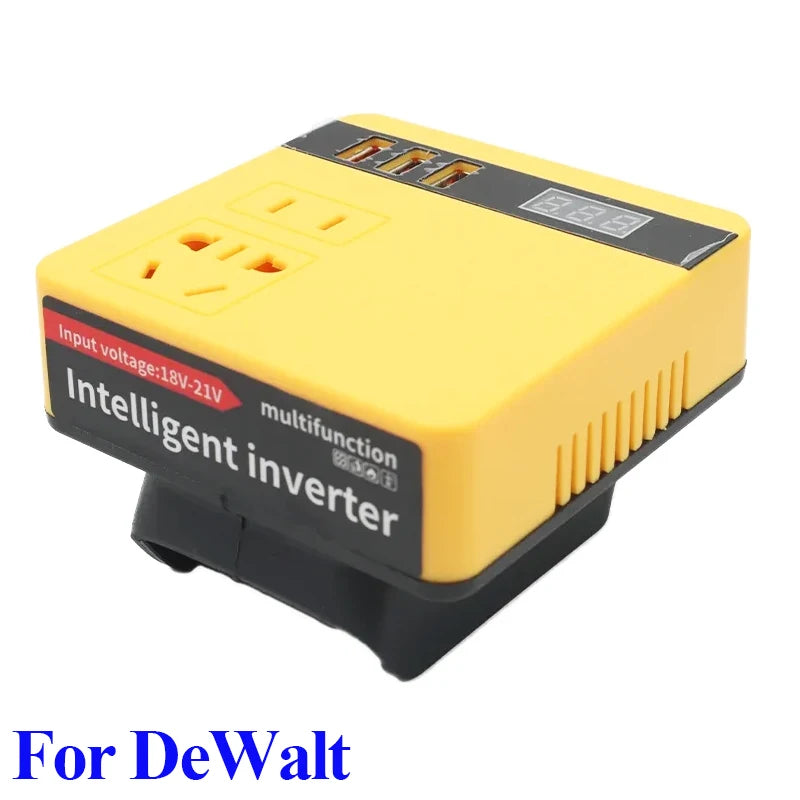 Tool Parts For Makita 18V Lithium Battery For Milwaukee For M18 For DeWalt For DaYi 220V Intelligent Inverter USB Power Bank