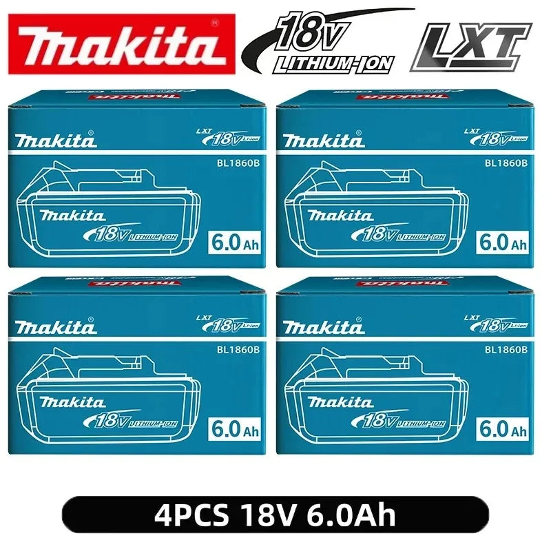Makita 18V Battery 6Ah Replacement for BL1860B BL1850B BL1840 BL1830 BL1815 Power Tool Battery