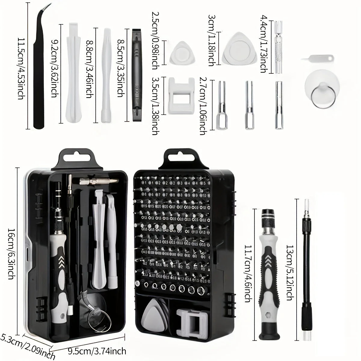 115 in 1 Precision Screwdriver Set 98 Bits Multifunctional M